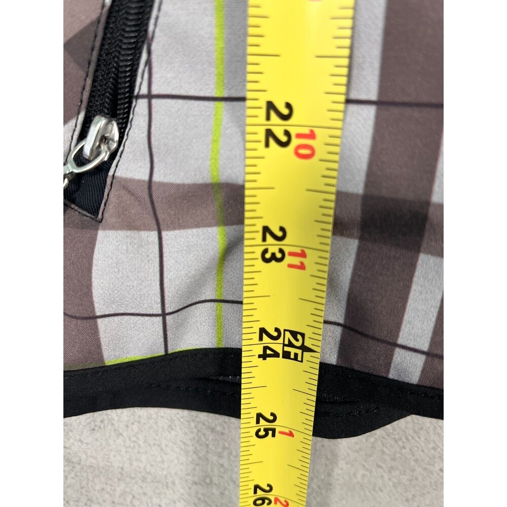 Arista Equestrian Limited Edition Riding Vest Womens Plaid Gray Green Large - Picture 6 of 7